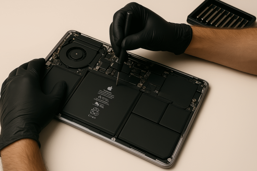 Замена батареи MacBook - цена?