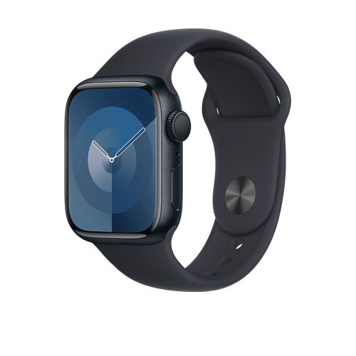 Apple Watch Series 9 – widok z przodu i z tyłu