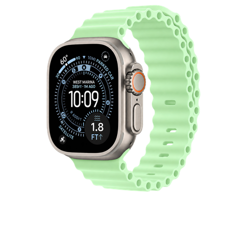 Apple Watch Ultra 3 – widok z przodu i z tyłu